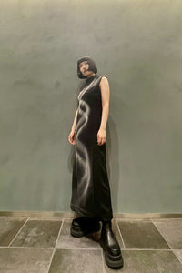 haku slit dress